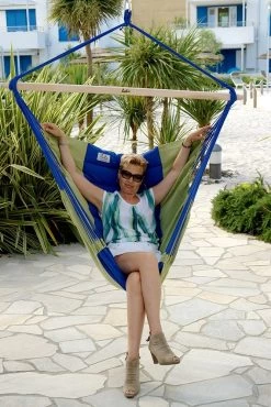 Lola Luxus Hängesessel Panorama Chair DeLuxe Marine -Gartenmöbel Store garten deals lola luxus haengesessel panorama chair deluxe marine 55005 11