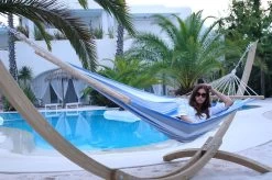 Doppel-Stabhängematte Jamaica Marine Baumwolle 25 Doppel-Stabhängematte Jamaica Marine Baumwolle -Gartenmöbel Store garten deals lola stabhangematte xl jamaica marine 112025 6