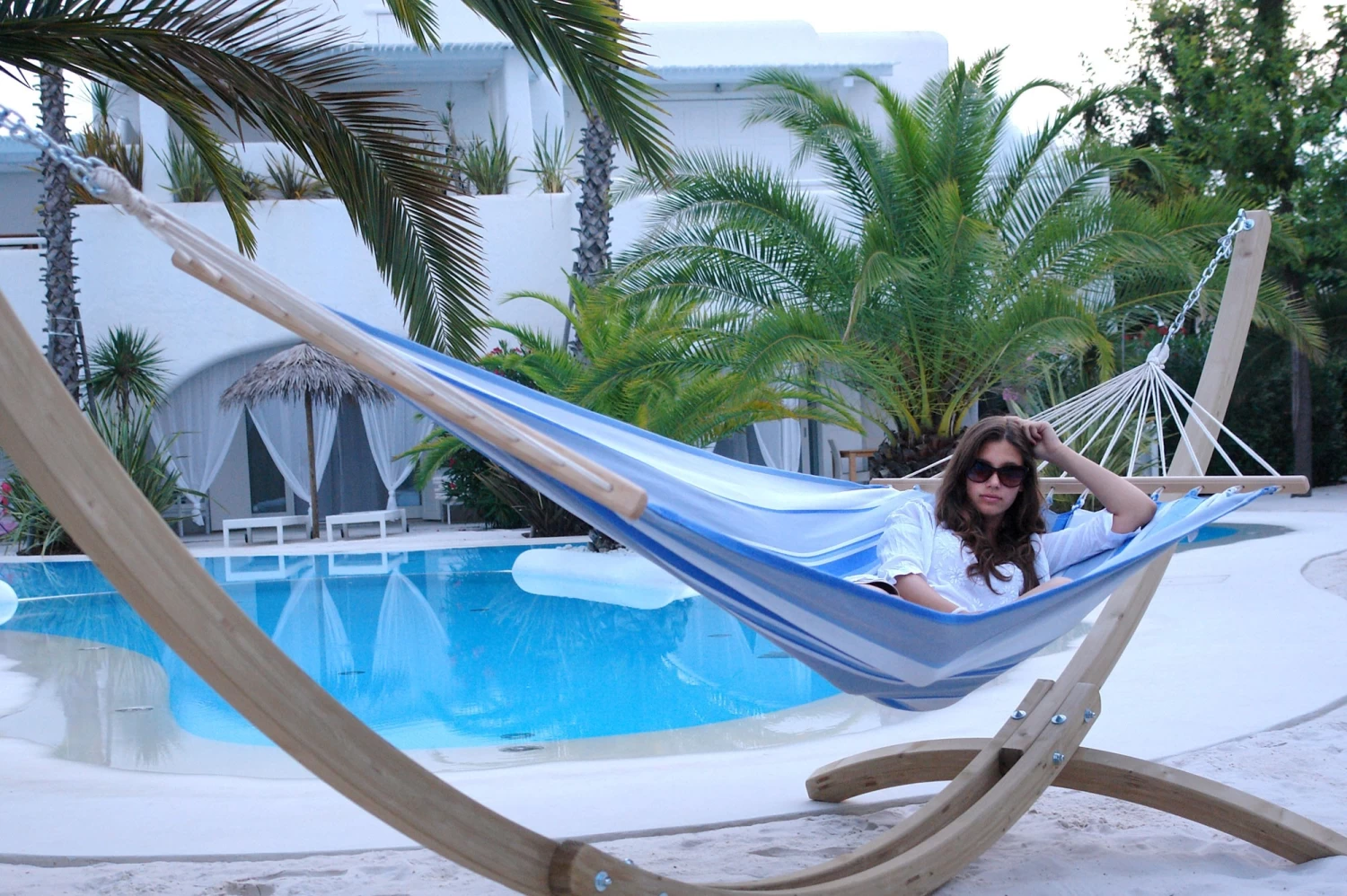 Doppel-Stabhängematte Jamaica Marine Baumwolle 12 Doppel-Stabhängematte Jamaica Marine Baumwolle – Bild 10