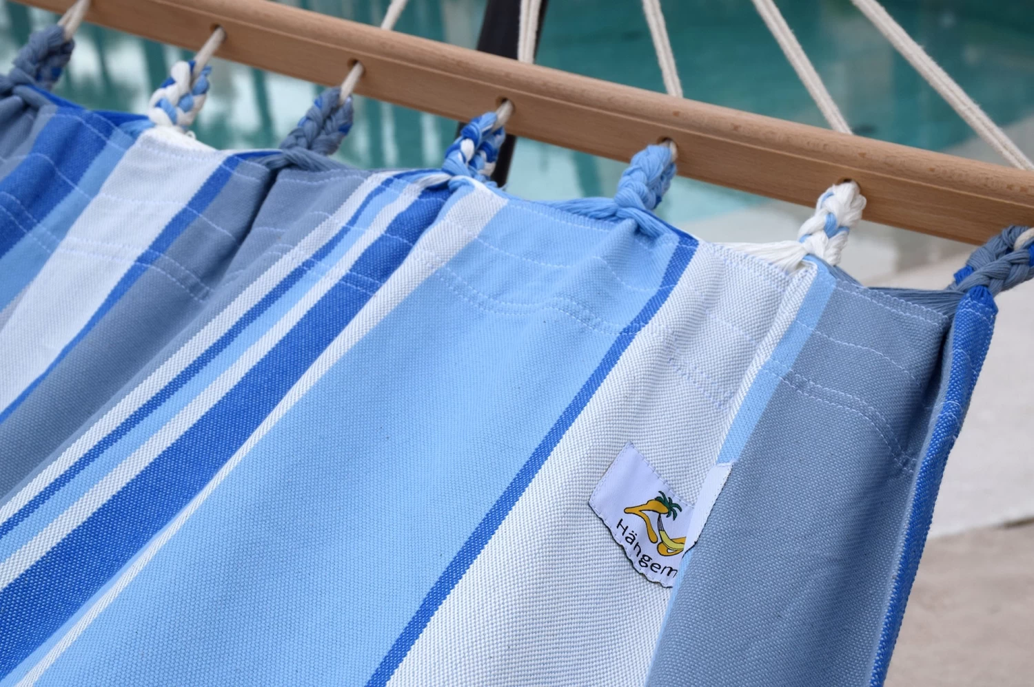 Doppel-Stabhängematte Jamaica Marine Baumwolle 15 Doppel-Stabhängematte Jamaica Marine Baumwolle – Bild 13