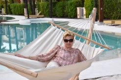 Doppel-Stabhängematte Jamaica Natura Baumwolle -Gartenmöbel Store garten deals lola stabhangematte xl jamaica natura 112029 10