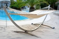 Doppel-Stabhängematte Jamaica Natura Baumwolle -Gartenmöbel Store garten deals lola stabhangematte xl jamaica natura 112029 2