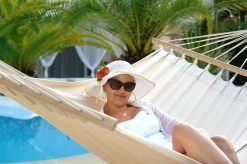 Doppel-Stabhängematte Jamaica Natura Baumwolle -Gartenmöbel Store garten deals lola stabhangematte xl jamaica natura 112029 4