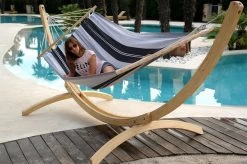 Doppel-Stabhängematte Jamaica Negro-Elegance Baumwolle -Gartenmöbel Store garten deals lola stabhangematte xl jamaica negro elegance 112023 2