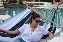 Doppel-Stabhängematte Jamaica Negro-Elegance Baumwolle -Gartenmöbel Store garten deals lola stabhangematte xl jamaica negro elegance 112023 9