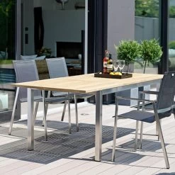 Stern Ausziehtisch 162/220x90 Cm Edelstahl Mit Teakplatte FSC®-zertifiziert 15 Stern Ausziehtisch 162/220x90 Cm Edelstahl Mit Teakplatte FSC®-zertifiziert -Gartenmöbel Store garten deals stern auszietisch 162 220x90 417379 5a