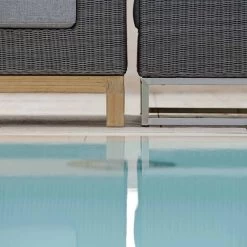 Stern Fontana Korpus Sessel Geflecht Basaltgrau Inkl. Sitz- Und Rückenkissen Seidengrau 100% Polyacryl Mit Reißverschluss -Gartenmöbel Store garten deals stern fontana sessel geflect basaltgrau 418170 6