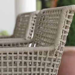 Stern GRETA Sessel Aluminium Champagner Mit Synthetikfaser Ecru Inkl. Sitz- Und Rückenkissen Rehbraun, 100% Polyacryl Mit Reißverschluss -Gartenmöbel Store garten deals stern greta sessel alu champagner 416591 9