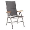 Stern Klappsessel Cardiff, Edelstahl Mit Textilenbezug Silbergrau Und Teakarmlehnen, 5-fach Verstellbar 1 Stern Klappsessel Cardiff, Edelstahl Mit Textilenbezug Silbergrau Und Teakarmlehnen, 5-fach Verstellbar -Gartenmöbel Store garten deals stern klappsessel cardiff 417476 1a