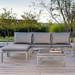 Stern SKELBY Passende Sitzkissen Schiefergrau 74x60x5, 100% Polyacryl Mit Reißverschluss -Gartenmöbel Store garten deals stern skelby passende sitzkissen schiefergrau 74x60x5 2