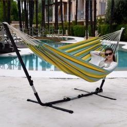 Universal Anthrazit Hängematten-Metallgestell Und Lola Hängematte XL Jamaica Caipirinha Double -Gartenmöbel Store garten deals universal haengematten metallgestell und lola xl jamaica caipirinha 44675