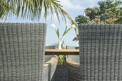 ZEBRA Relaxsessel STATUS Geflecht Grey Black, Alu-Rahmen Und Teakarmlehnen, Verstellbare Rückenlehne -Gartenmöbel Store garten deals zebra 20128 status relaxgrau schwarz 8