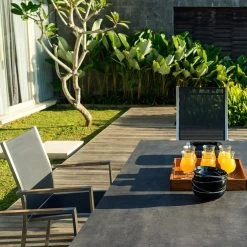 Zebra Stapelsessel One Dark Grey Mit Edelstahlgestell Und Teakarmlehnen -Gartenmöbel Store garten deals zebra stapelsessel 6200 one dark grey 7