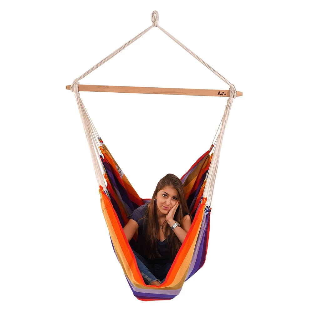 Lola PALMA Hängesesselgestell Aus Metall Mit XXL Hängesessel Beauty Sofa Rainbow JUMBO 110 Cm 4 Lola PALMA Hängesesselgestell Aus Metall Mit XXL Hängesessel Beauty Sofa Rainbow JUMBO 110 Cm – Bild 2