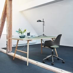 Houe HEKLA Esstisch 208x95cm Beine: Eiche Massiv Geölt Und Schwarze Linoleumplatte Und Geölte Eichenkante 10 Houe HEKLA Esstisch 208x95cm Beine: Eiche Massiv Geölt Und Schwarze Linoleumplatte Und Geölte Eichenkante -Gartenmöbel Store houe hekla esstich 208x95 black linoleum 4