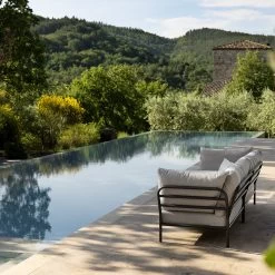 Houe LEVEL 2 Chair Kissen: Sky. Gestell: Dark Grey 16 Houe LEVEL 2 Chair Kissen: Sky. Gestell: Dark Grey -Gartenmöbel Store level2 corner left right ash houe 4990 79