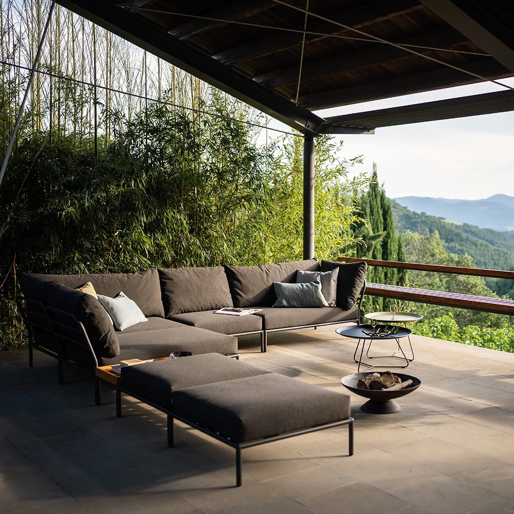 Houe LEVEL 2 Ottoman Kissen: Rust. Gestell: Dark Grey 9 Houe LEVEL 2 Ottoman Kissen: Rust. Gestell: Dark Grey – Bild 7