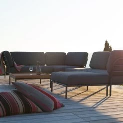 Houe LEVEL Lounge Ecke Cozy Corner - Links - Dark Grey 17 Houe LEVEL Lounge Ecke Cozy Corner - Links - Dark Grey -Gartenmöbel Store level set dark grey houe 8840 1
