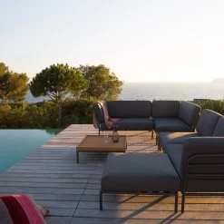 Houe LEVEL Lounge Ecke Cozy Corner - Links - Dark Grey 19 Houe LEVEL Lounge Ecke Cozy Corner - Links - Dark Grey -Gartenmöbel Store level set dark grey houe 9835 1