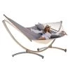 Hängemattenset Lola ROYAL DELUXE Mit Luxus Stabhängematte American SILVER 2 Hängemattenset Lola ROYAL DELUXE Mit Luxus Stabhängematte American SILVER -Gartenmöbel Store lola american silber royal deluxe 20