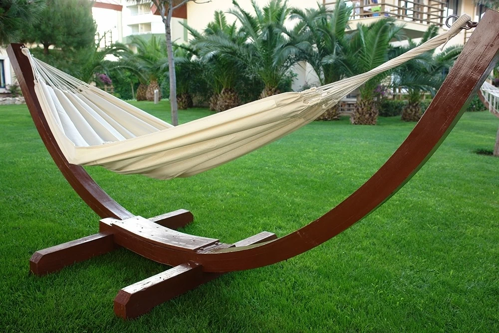 Einzel-Hängematte Atina Natur Baumwolle 8 Einzel-Hängematte Atina Natur Baumwolle – Bild 6