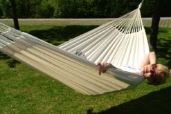 Einzel-Hängematte Atina Natur Baumwolle 14 Einzel-Hängematte Atina Natur Baumwolle -Gartenmöbel Store lola atina tuch haengematte single 5