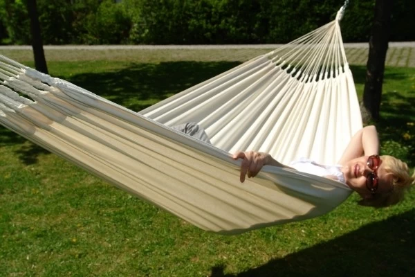 Einzel-Hängematte Atina Natur Baumwolle 7 Einzel-Hängematte Atina Natur Baumwolle – Bild 5