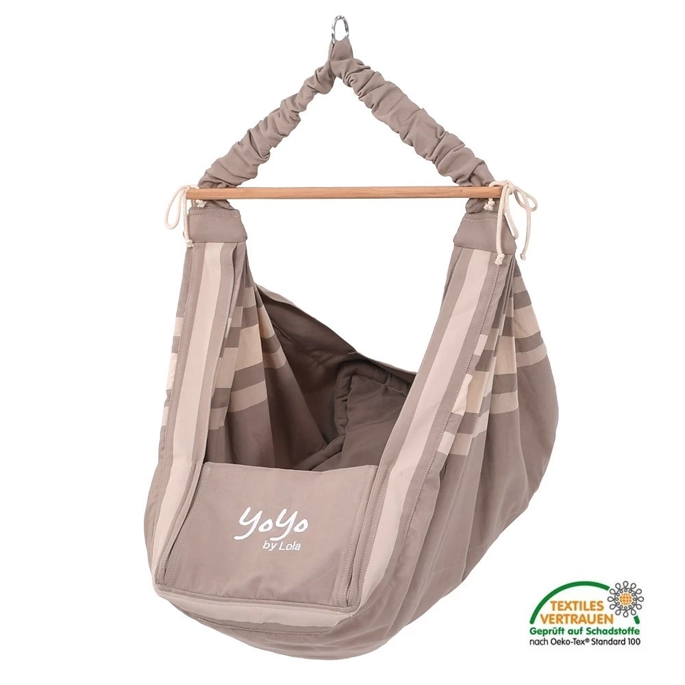 Lola Babyhängematte Babywiege YoYo BIG Happiness Set Mit Thermomatratze ÖKO TEX 3 Lola Babyhängematte Babywiege YoYo BIG Happiness Set Mit Thermomatratze ÖKO TEX