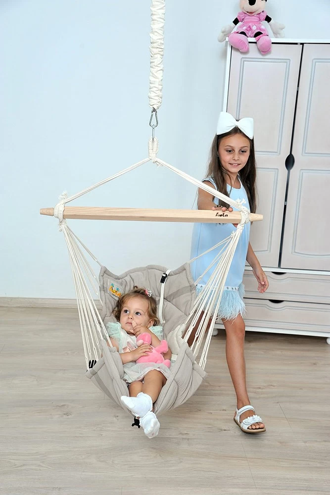 Lola Babyhängematte Bella Chica Happiness ÖKO TEX Kinderhängesessel 9 Lola Babyhängematte Bella Chica Happiness ÖKO TEX Kinderhängesessel – Bild 7