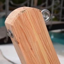 Familien-Stabhängematte American-Hammock Ocean Mit Holzgestell Aus FSC-Lärche Ares-Arc -Gartenmöbel Store lola brasil hangematten gestell ares arc 3 6