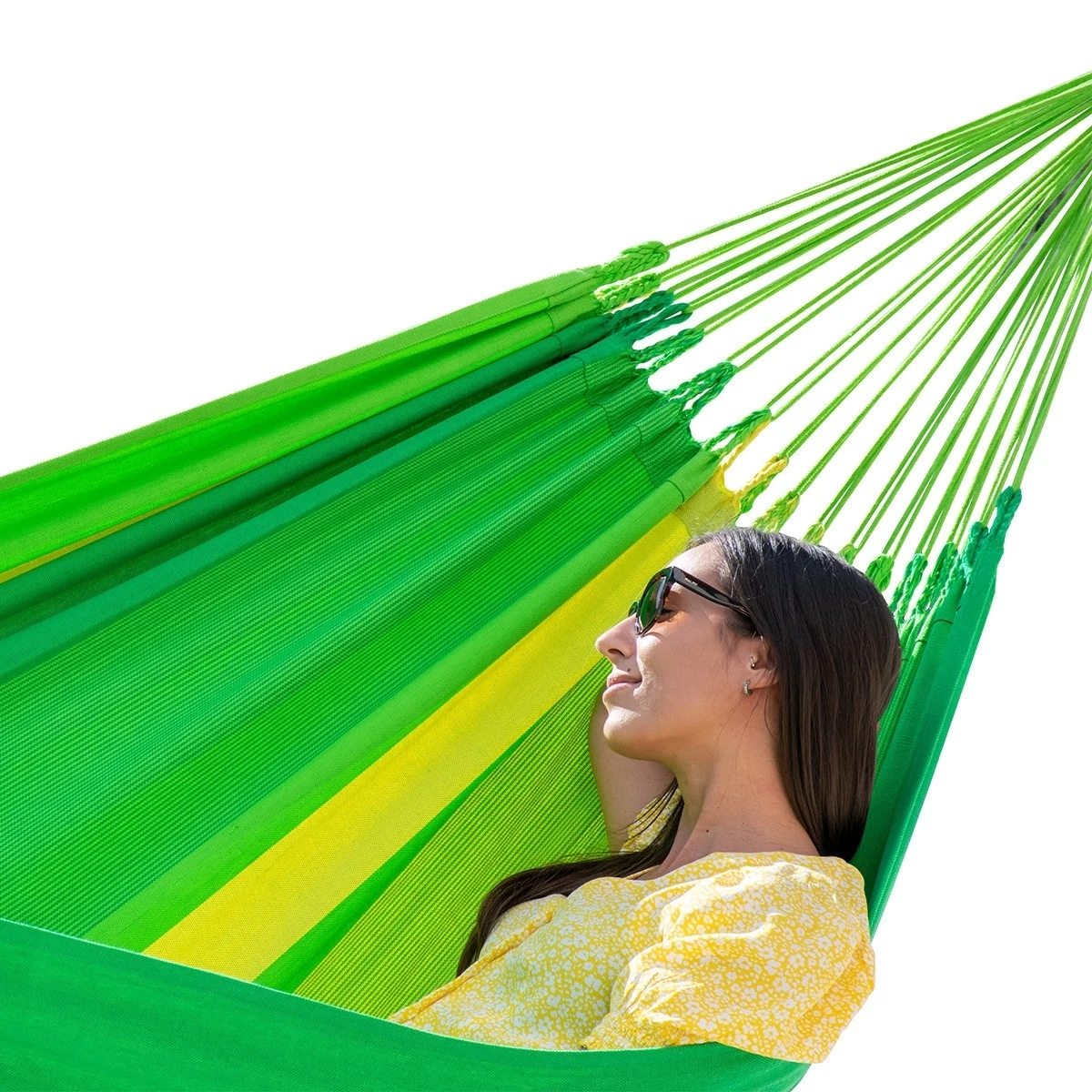 Doppel-Hängematte Grenada Citrus Bio-Baumwolle 4 Doppel-Hängematte Grenada Citrus Bio-Baumwolle – Bild 2