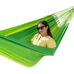 Gartenmöbel Store 37 Doppel-Hängematte Grenada Citrus Bio-Baumwolle