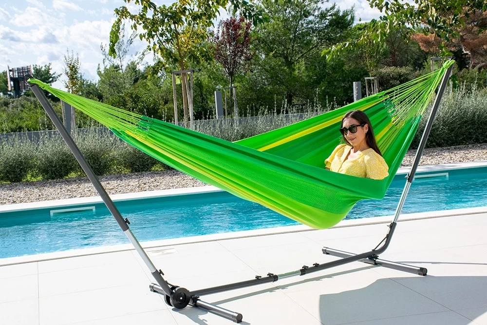 Doppel-Hängematte Grenada Citrus Bio-Baumwolle 6 Doppel-Hängematte Grenada Citrus Bio-Baumwolle – Bild 4