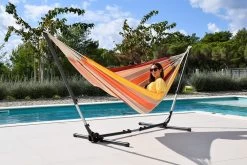 Doppel-Hängematte Grenada Lava Bio-Baumwolle -Gartenmöbel Store lola doppel haengematte grenada lava 4