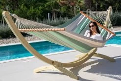 Doppel-Stabhängematte Caribbean Spring Bio-Baumwolle -Gartenmöbel Store lola doppel stabhaengematte caribbean spring 4