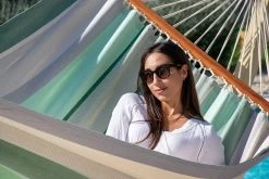 Doppel-Stabhängematte Caribbean Spring Bio-Baumwolle -Gartenmöbel Store lola doppel stabhaengematte caribbean spring 5