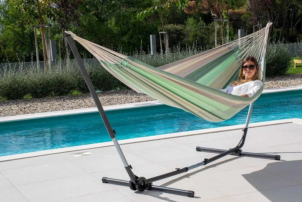 Doppel-Hängematte Grenada Spring Bio-Baumwolle 6 Doppel-Hängematte Grenada Spring Bio-Baumwolle – Bild 4