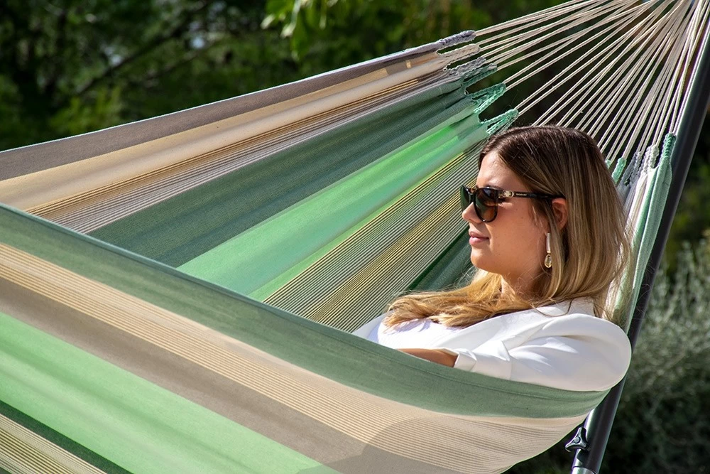 Doppel-Hängematte Grenada Spring Bio-Baumwolle 7 Doppel-Hängematte Grenada Spring Bio-Baumwolle – Bild 5