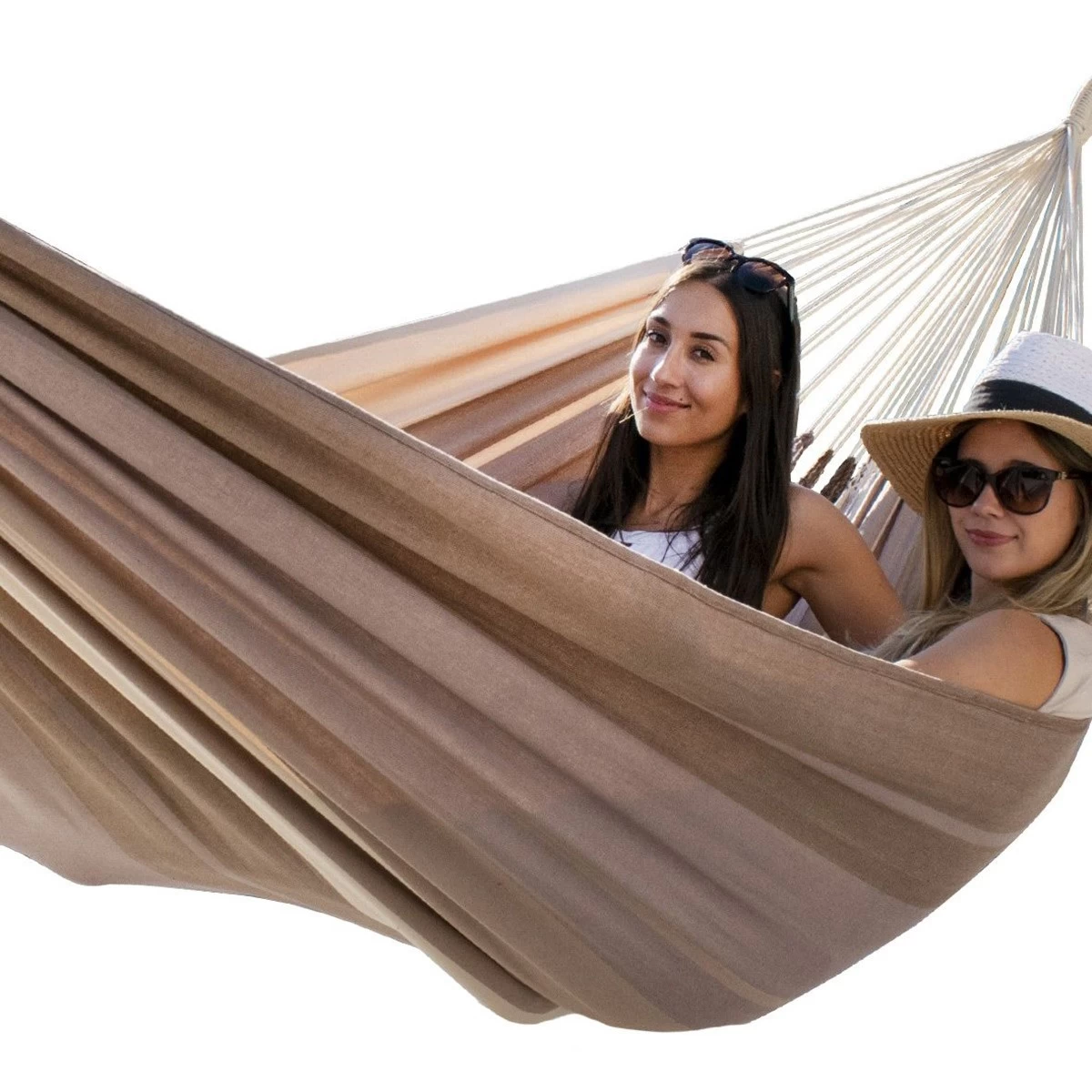 Kingsize Familien-Hängematte Gigante Chocolata Bio-Baumwolle 3 Kingsize Familien-Hängematte Gigante Chocolata Bio-Baumwolle