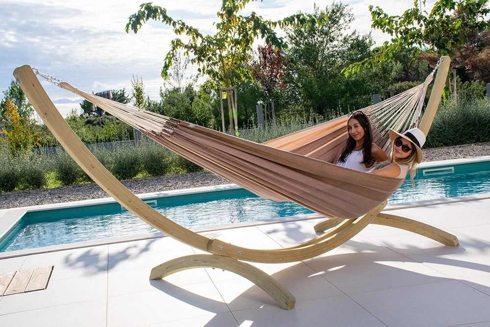 Kingsize Familien-Hängematte Gigante Chocolata Bio-Baumwolle 4 Kingsize Familien-Hängematte Gigante Chocolata Bio-Baumwolle – Bild 2