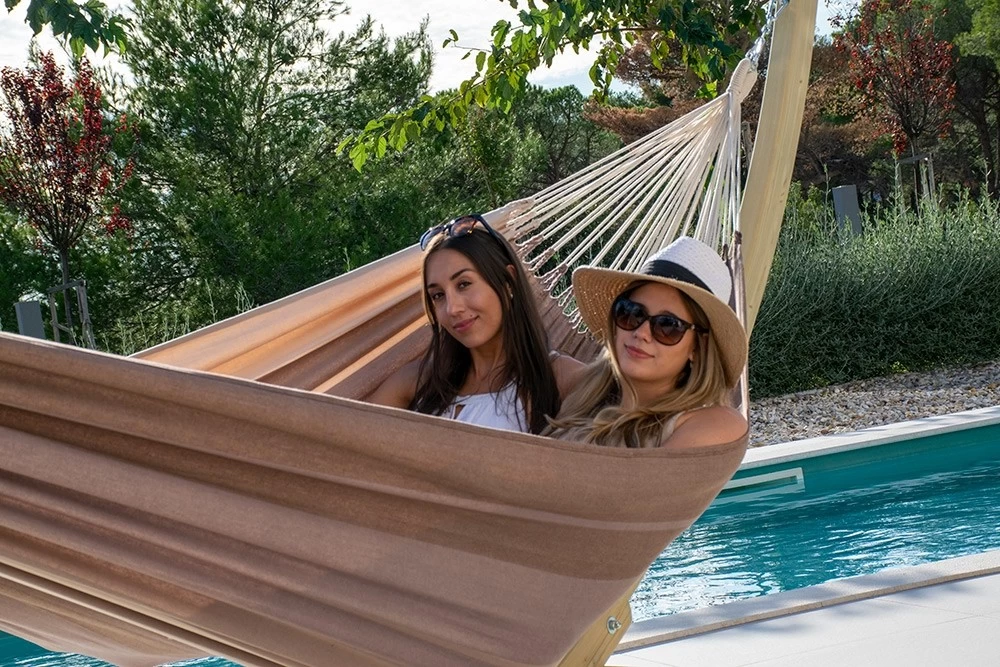 Kingsize Familien-Hängematte Gigante Chocolata Bio-Baumwolle 5 Kingsize Familien-Hängematte Gigante Chocolata Bio-Baumwolle – Bild 3