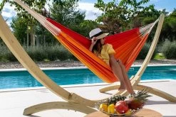 Familien-Hängematte Safari Volcano Bio-Baumwolle 13 Familien-Hängematte Safari Volcano Bio-Baumwolle -Gartenmöbel Store lola familien tuchhaengematte safari volcano red 4