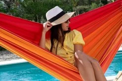 Familien-Hängematte Safari Volcano Bio-Baumwolle 15 Familien-Hängematte Safari Volcano Bio-Baumwolle -Gartenmöbel Store lola familien tuchhaengematte safari volcano red 6