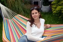 Einzel-Hängematte Tampa Mango Kiwi Mit Metall Hängemattengestell Fortaleza -Gartenmöbel Store lola haengematten set mango kiwi fortaleza 51495 5