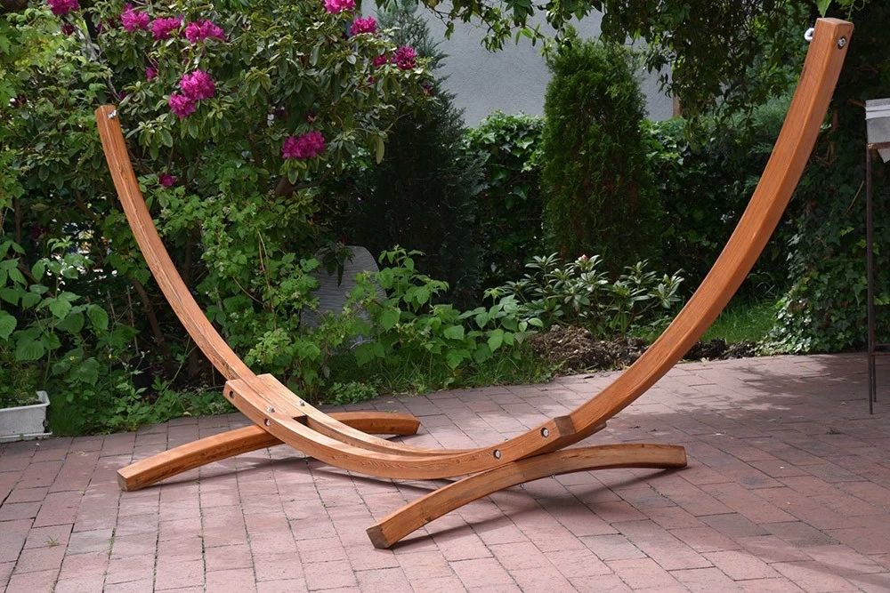 Lola PARAGUAY Hängemattengestell Aus Lärchenholz 7 Lola PARAGUAY Hängemattengestell Aus Lärchenholz – Bild 5