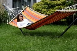 Einzel-Hängematte Belize Mango Kiwi Mit Metall Hängemattengestell Fortaleza -Gartenmöbel Store lola haengemattenset fortaleza beliz mango kiwi 3