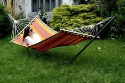 Einzel-Hängematte Belize Mango Kiwi Mit Metall Hängemattengestell Fortaleza -Gartenmöbel Store lola haengemattenset fortaleza beliz mango kiwi 6