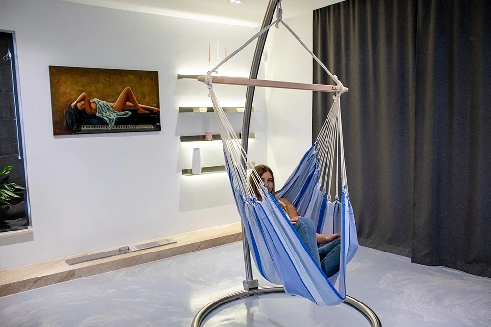 Lola XL Hängesessel Brasil Sofa Marine 110 Cm 8 Lola XL Hängesessel Brasil Sofa Marine 110 Cm – Bild 6