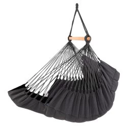 Lola Luxus Hängesessel Panorama Chair DeLuxe Noire -Gartenmöbel Store lola haengesessel panorama noire 51389 5