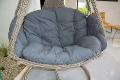 Hängesofa Lola Nido XL Platin Outdoor Mit Kissen Noire 18 Hängesofa Lola Nido XL Platin Outdoor Mit Kissen Noire -Gartenmöbel Store lola haengesofa nido xl platin mit kissen noire lh06178 7